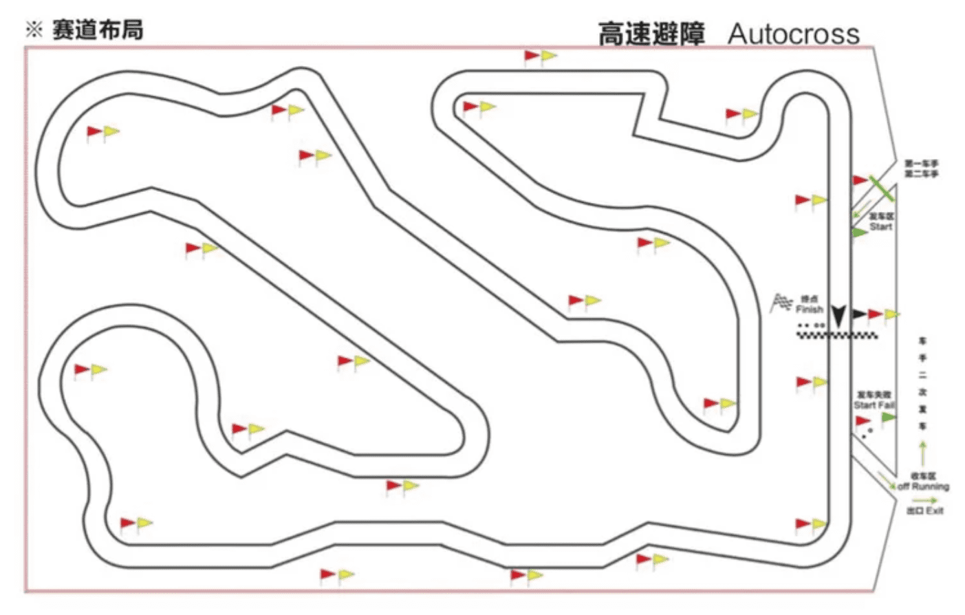 高避赛道图